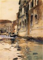 Sargent, John Singer - Venetian Canal, Palazzo Corner